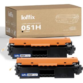 051H Black Toner Cartridges Compatible for Canon 051H 051 Toner Cartridge 051 CRG-051H CRG051H for Canon MF267dw MF264dw Printer (2-Pack)