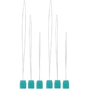 DGBRSM 6PCS Long Needle Threaders for Punch Needles Embroidery Floss Cross Stitch DIY Sewing Craft Works