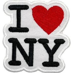 I Love NY Patches Iron On Patches for Backpacks