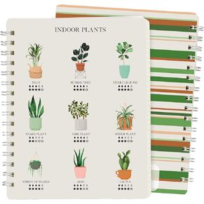 Primitives by Kathy Indoor Plant Guide Decorative Spiral Notebook