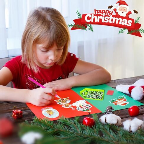 MDCGFOD 5D Diamond Art Stickers for Kids Kits by Numbers Cute Animals Creative Diamond Art for Kids Crafts for Girls Ages 6-12 Easy for Kids Adult Beginners to DIY in Saudi Arabia