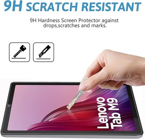 [عبوة من قطعتين واقي شاشة لجهاز Lenovo Tab M11 مقاس 11 بوصة 2024، [مقاوم للخدش] [خالٍ من الفقاعات] طبقة شاشة من الزجاج المقوى in Kuwait