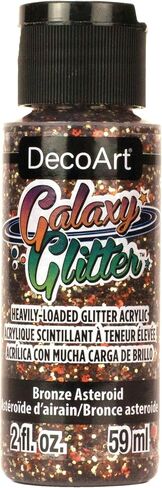 DecoArt Galaxy Glitter Acrylic Paint 2oz-Starburst-Champagne,Gold,59ml in Saudi Arabia