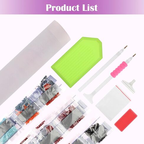 MXJSUA Diamond Painting Kits for Adults, 5D Diamond Art Kits for Beginners, DIY Full Drill Picture with Diamond for Home Wall Decor, 12x16 Inch - Scenery in Saudi Arabia
