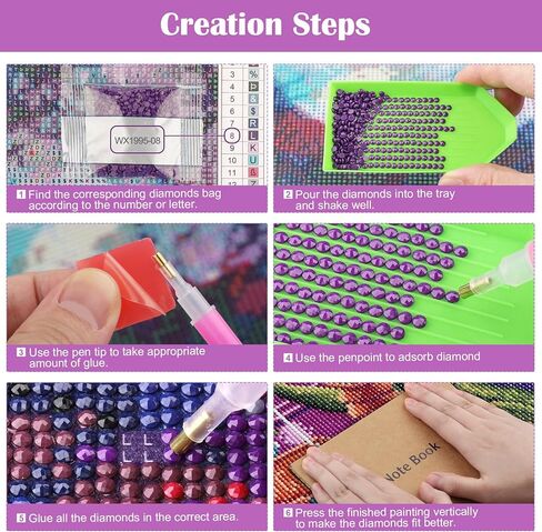 MXJSUA Diamond Painting Kits for Adults, 5D Diamond Art Kits for Beginners, DIY Full Drill Picture with Diamond for Home Wall Decor, 12x16 Inch - Scenery in Saudi Arabia