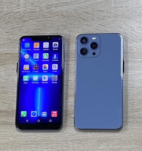 Unlocked Phone，s22u，Android Smartphone ，Front and Rear Camera，1GB RAM 16GB ROM，Only Supports Dual SIM Card Frequency Band of 3GWCDMA ：850/2100MHZ，6.11 inch Screen(5Black) in Saudi Arabia