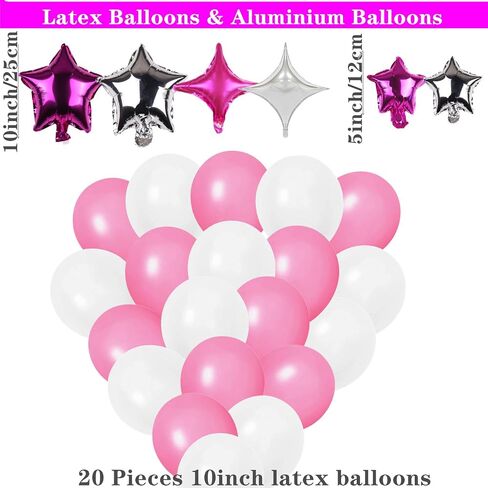 47 Pieces Sleepover Party Decoration Blue Sleepover Birthday Party Balloons Banner Cute Moon Star for Kids Boys Girls Pajamas Slumber Party Night Out Party Decoration (Black) in Kuwait
