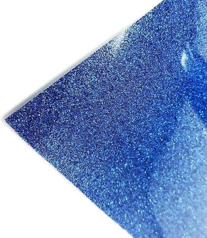 VViViD Black Holographic Glitter Chrome Heat Transfer Vinyl, Iron Designs onto T-Shirts 10" x 8ft in Saudi Arabia
