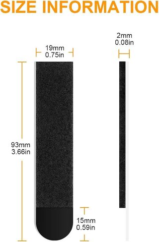 Ainiv 32-Pairs(64 Strips) Large Picture Hanging Strips Heavy Duty, Adhesive Hook and Loop Mounting Tapes Damage Free No Nails Picture Hangers for Frame Hanging Poster Strips Christmas Decorations in Saudi Arabia