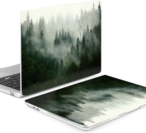 Batianda Case for 15-inch MacBook Air 2024 M3 2023 M2 Chip Model A3114/A2941, Unique Designed Protective Plastic Hardshell & Keyboard Cover -Durable Scratch-Resistant, Scientific Formula in Kuwait