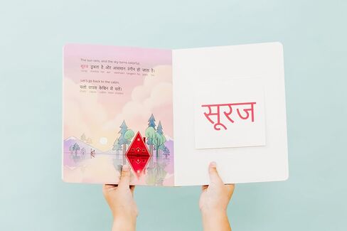 Bilingual Hindi-English Interactive Children's Book | Learn Hindi | Dry-Erase Writeable with Lift-The-Flaps and Audiobook (My Beautiful Earth) in Saudi Arabia