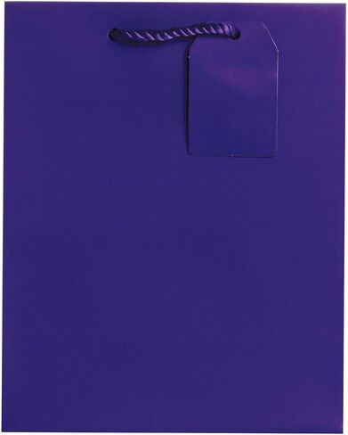 Jillson Roberts 6-Count Medium 8" x 10" x 4" All-Occasion Gift Bags Available in 20 Solid Colors, Burgundy Matte in Saudi Arabia