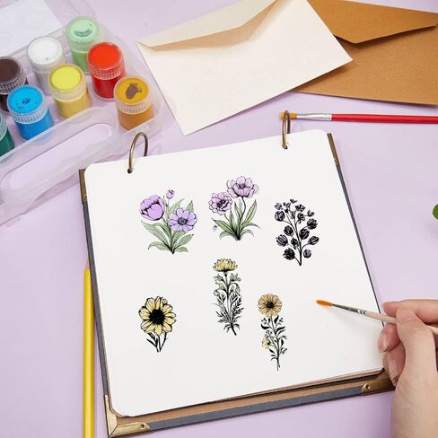 CRASPIRE Plant Clear Stamps Vintage Leaf Lavender Reusable Transparent Silicone Stamp Seals for Journaling Card Making Decor DIY Scrapbooking Photo Album Decorative Stamp Sheets in Saudi Arabia