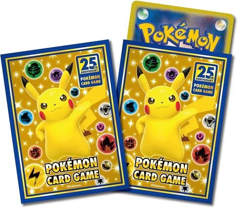Pokemon TCG Card Sleeves 25th Anniversary Celebrations Collection 64ct - Japanese Import in Saudi Arabia