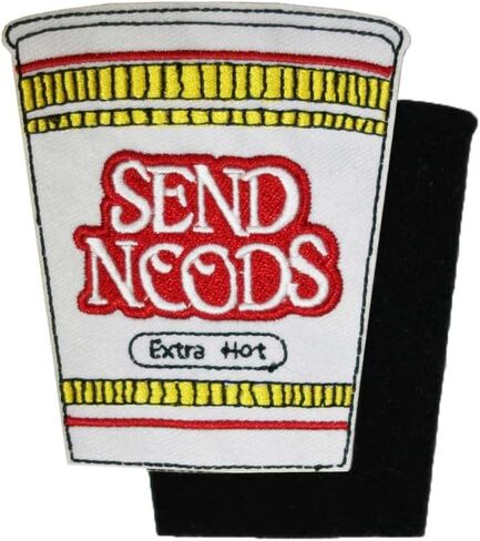 PatchShake 3.5'' Send Nudes Embroidered Hook and Loop Patch, Funny Meme Patch, Tactical Backpack DIY in Saudi Arabia