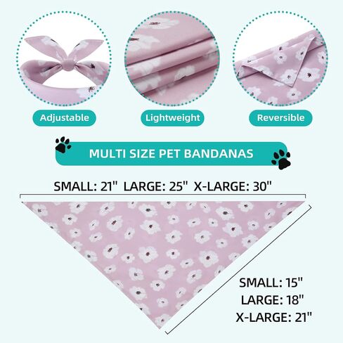 4th of July Dog Bandanas Large 2PCS, Triangle Reversible American Flag Scarf for Boy and Girl, Adjustable Patriotic Puppy Bibs for Large Medium Pets Cats in Saudi Arabia