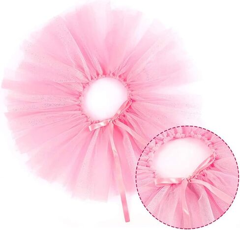 Dog Tutu Pet Dog Pink Lace Skirt Princess Tutu for Large Medium Small Dogs Dress Halloween Costume Cats Outfit Birthday Wedding Party Photo Prop SuppliesDDQ01 (Red) in Saudi Arabia