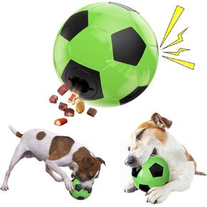 Dog Treat Ball with Fun Giggling Sound - 4.61Inch Interactive Dog Toys Ball, Dog Treat Dispenser Toy for Large Dogs & Small Dogs, Rolling Ball Dog Toy for Keep Your Dog Busy Toys