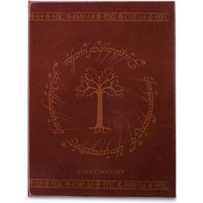 The Lord of The Rings Gondor and Elven Text Sticky Note and Tab Box Set | Notepad Stationery Paper, School and Office Supplies