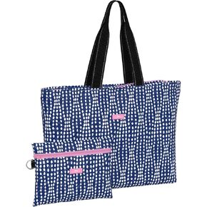 SCOUT Plus 1 Foldable Travel Bag, 2 Bags in 1, Tote Folds into Zipper Pouch