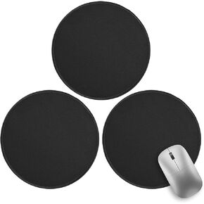 Funny Work Office Mouse Pad, 3 Pack Small Round Mouse Pads for Desk, Mini Travel Mousepad Mat for Wireless Computer Laptop, Office Desk Accessories, 8.6 x 8.6 inch (3 Pcs Dumpster on Fire)