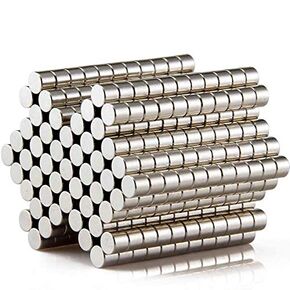 3 x 3mm 250 Pieces DIY Project Small Industry Scientific Magnetic Disc Handcraft Craft Magnet for Fridge Office Art Whiteboard Dry Erase Board (3x3mm)