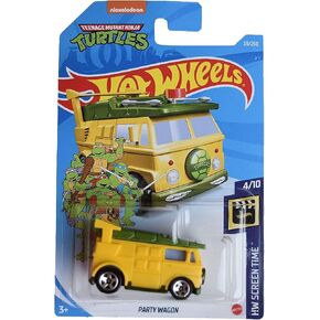 Hot Wheels Party Wagon, [Yellow] 39/250 Screen Time 4/10 5 Spoke