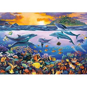 Wonder Forge Underwater Frolic 1000 Piece Jigsaw Puzzle for Adults | Unique, Perfectly-Fitting Pieces | Fun, Vibrant Imagery | Amazon Exclusive
