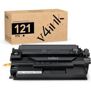 v4ink Compatible CRG-121 Toner Cartridge Replacement for Canon 121 CRG 121 (3252C001) Toner Cartridge High Yield 5,000 Pages for use with Canon Image Class D1620 D1650 Printer (Black, 2 Packs)