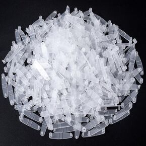 200Pcs Plastic Keychain Clips, Clear Keychain Connectors, Keychain Snap Clips, Little Tabs for Keys Rings, Card Holders, Luggage Tags, DIY Crafts, Jewelry Making in Kuwait