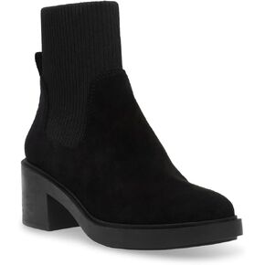 Anne Klein Womens Faria Suede Ankle Chelsea Boots