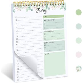 To Do List Notepad - 80 Sheets Daily Planner Notepad To Do List Notebook for Work,5.5" X 8.3" To Do List Planner Organizer with Checklist for Productivity
