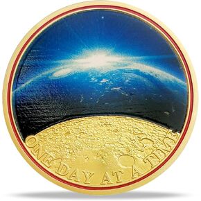 Imasoner AA Sobriety Chip One Day at A Time AA Medallion Serenity Prayer Coin Sober Anniversary Recovery Token Sobriety Gifts for Men Women
