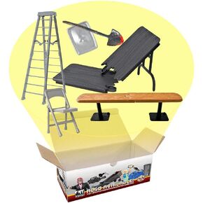 Ultimate 6 Piece Accessory Pack for Wrestling Action Figures