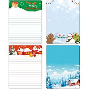 Cats Memo Pads 4 Pack Cute Animal Notepads for Office Home Gifts School Supply to Do List