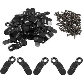 Hitefu 100PCS Picture Turn Button Fasteners - Durable Photo Frame Hardware Picture Frame Hardware Backing Clips for Hanging Pictures Posters Photos Drawing