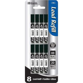 BAZIC 20 Ct. 0.5mm Mechanical Pencil Lead (8/Pack)