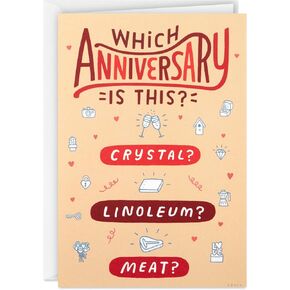 Hallmark Shoebox Funny Anniversary Card for Couple (Which One Is This?)