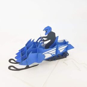 Snowboard Greeting Card - Pop Up Birthday Card, Congratulations Card, Retirement Card, Thank You Card, Anniversary Card, Sport Lovers (Snowboard Pop Up Card)