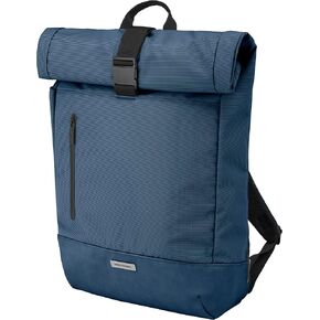 Moleskine ET20FMTRBKB20 Business Backpack, 15-Inch, Can Store Devices, Metro Roll-Top Backpack, Sapphire Blue