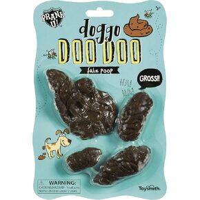 Toysmith Fake Doggo Doo Doo, Looks So Real - 4 Pieces