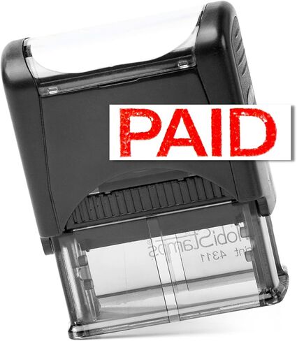 Self Inking Rubber Stamp, Refillable Red Ink Preinstalled - (9/16" x 1-1/2") (Confidential) in Saudi Arabia