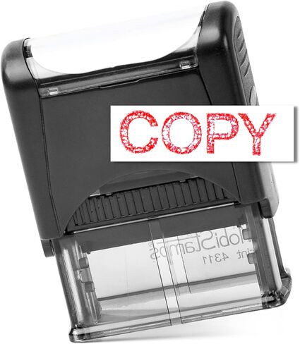 Self Inking Rubber Stamp, Refillable Red Ink Preinstalled - (9/16" x 1-1/2") (Confidential) in Saudi Arabia