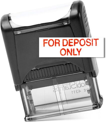 Self Inking Rubber Stamp, Refillable Red Ink Preinstalled - (9/16" x 1-1/2") (Confidential) in Saudi Arabia