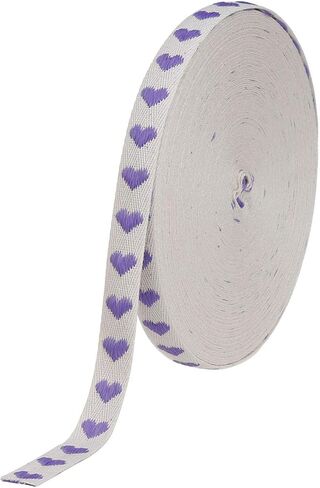 COTOWIN Cotton Twill Soft Tape Ribbon ,5/8" Herringbone Tape, 24 Yards (Purple) in Saudi Arabia