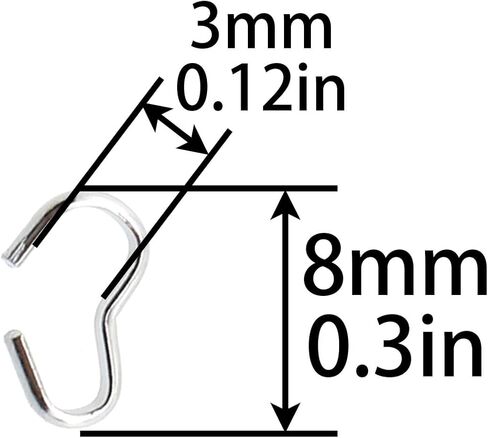 E-outstanding 120pcs Stainless Steel 8mm 3 Shape Quick Links Connectors Pendant Necklace Buckle Closure Connectors DIY Jewelry Accessories, Silver in Saudi Arabia