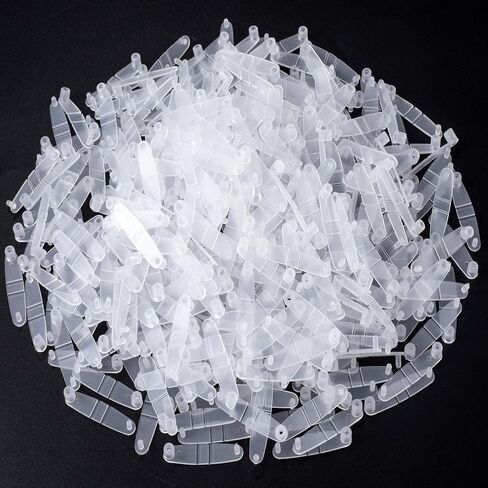 200Pcs Plastic Keychain Clips, Clear Keychain Connectors, Keychain Snap Clips, Little Tabs for Keys Rings, Card Holders, Luggage Tags, DIY Crafts, Jewelry Making in Kuwait