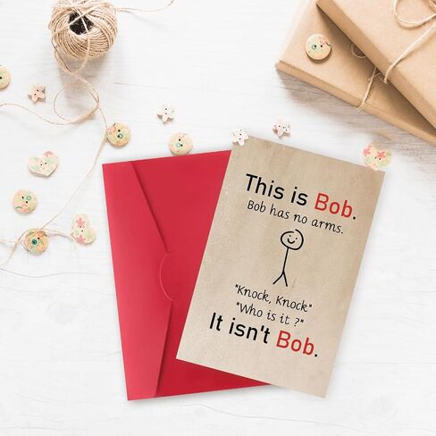 Funny Birthday Card for Men Women, Hilarious Birthday Gifts for Family Friends Coworkers, Cheeky Bday card for Him Her, Black Humor Birthday Card, Humorous Office Greeting Card in Kuwait