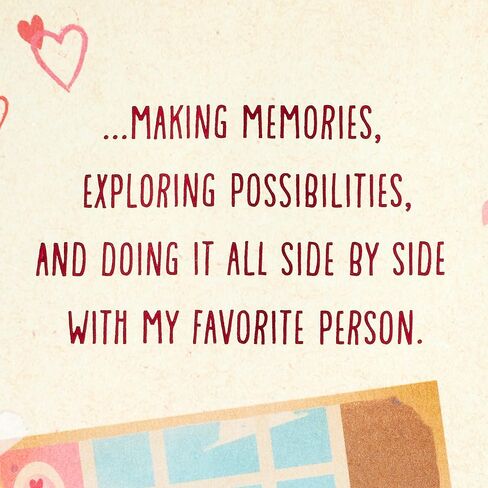 Hallmark Valentines Day Card or Anniversary Card for Husband, Wife, Boyfriend, Girlfriend (Pixar Up, Life with You Is An Adventure) in Saudi Arabia