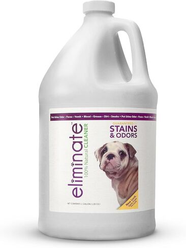Health Extension Eliminate Enzymatic Stain & Odor Remover, 128 Oz - Natural Ingredients, Safe for Pets & People, Effective on Carpets, Hard Floors, and Pet Bedding in Saudi Arabia